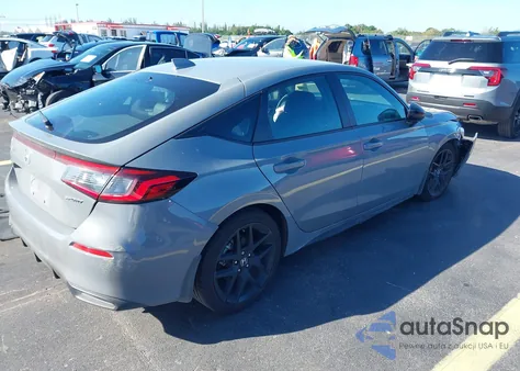 2025 Honda Civic Sedan Sport z USA, uszkodzony, nr VIN 19XFL2H8XSE012416